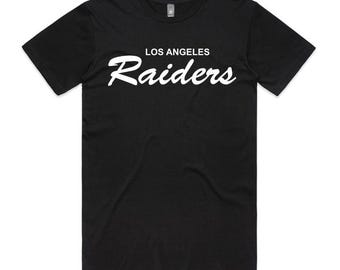 los angeles LA Raiders script t-shirt as colour 5001 staple cotton tee