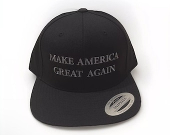 make america great again cap hat Donald Trump elon musk maga yupoong classic snapback 6089