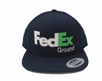 custom FedEx Ground classic snapback cap hat adjustable yupoong 6089