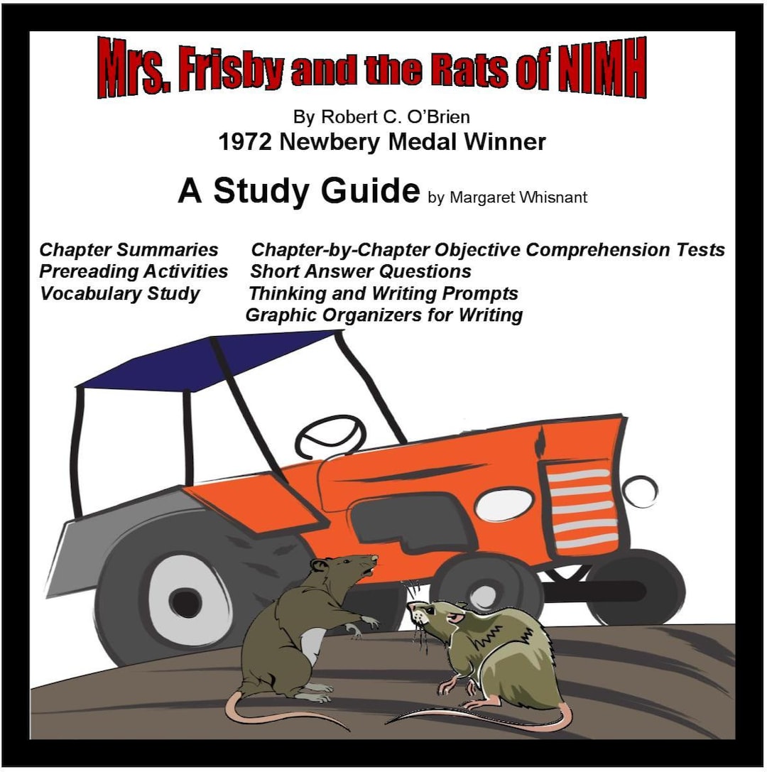 Mrs. Frisby and the Rats of NIMH Study Guide/5th, 6th, 7th Grade - Etsy