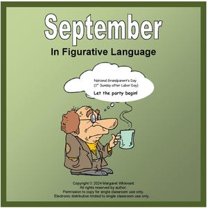 September in beeldtaal, vergelijking, metafoor, personificatie, hyperbool, idioom