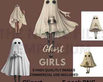 Halloween Mädchen Geist png, Süßer Geist, Halloween Shirt Design, Halloween Herbst Sublimation, Halloween Design Png digitaler Download