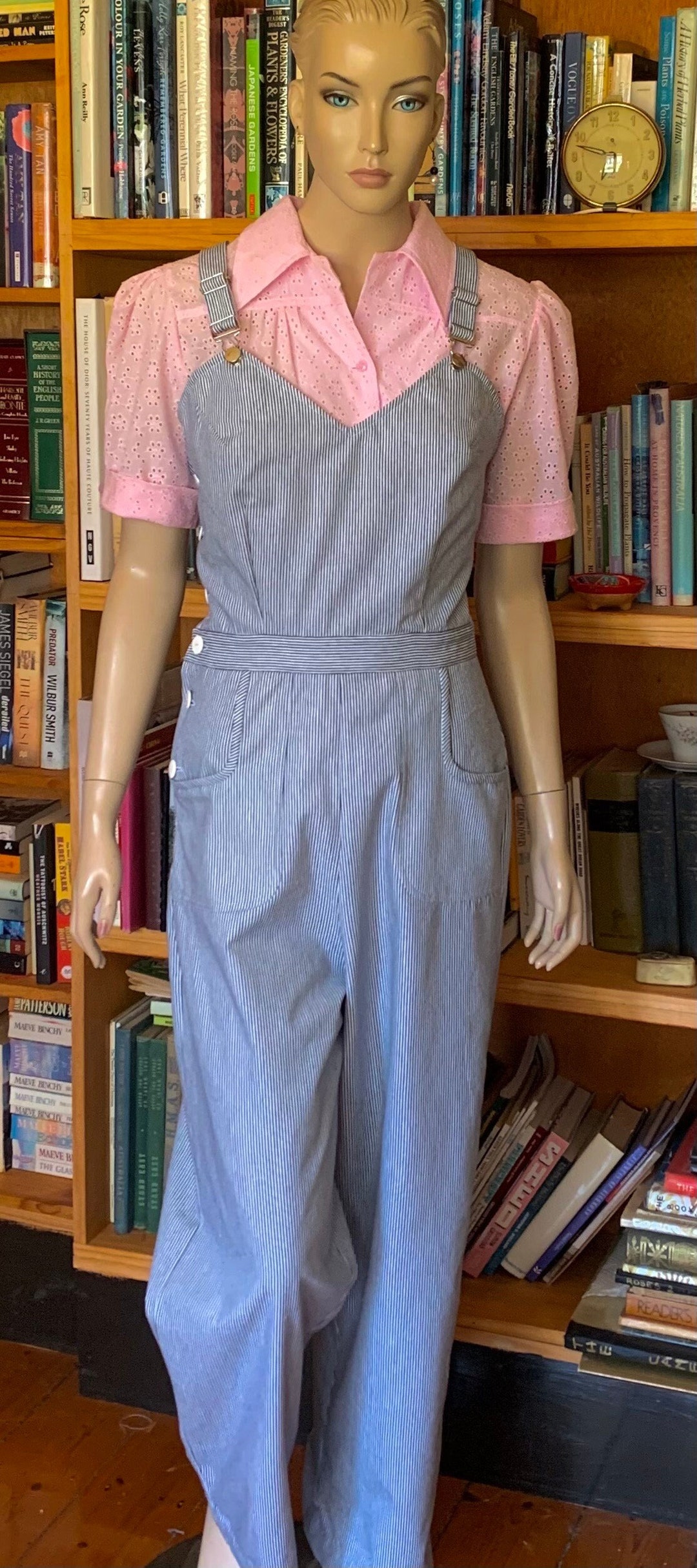 1940年代「ブランド不明」オーバーオール 40s～ ANVIL BRAND Denim Overalls （実寸W38L29） | Wonder