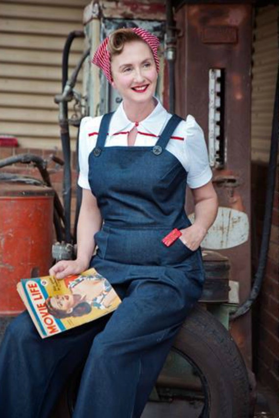 1940年代「ブランド不明」オーバーオール 40s～ ANVIL BRAND Denim Overalls （実寸W38L29） | Wonder