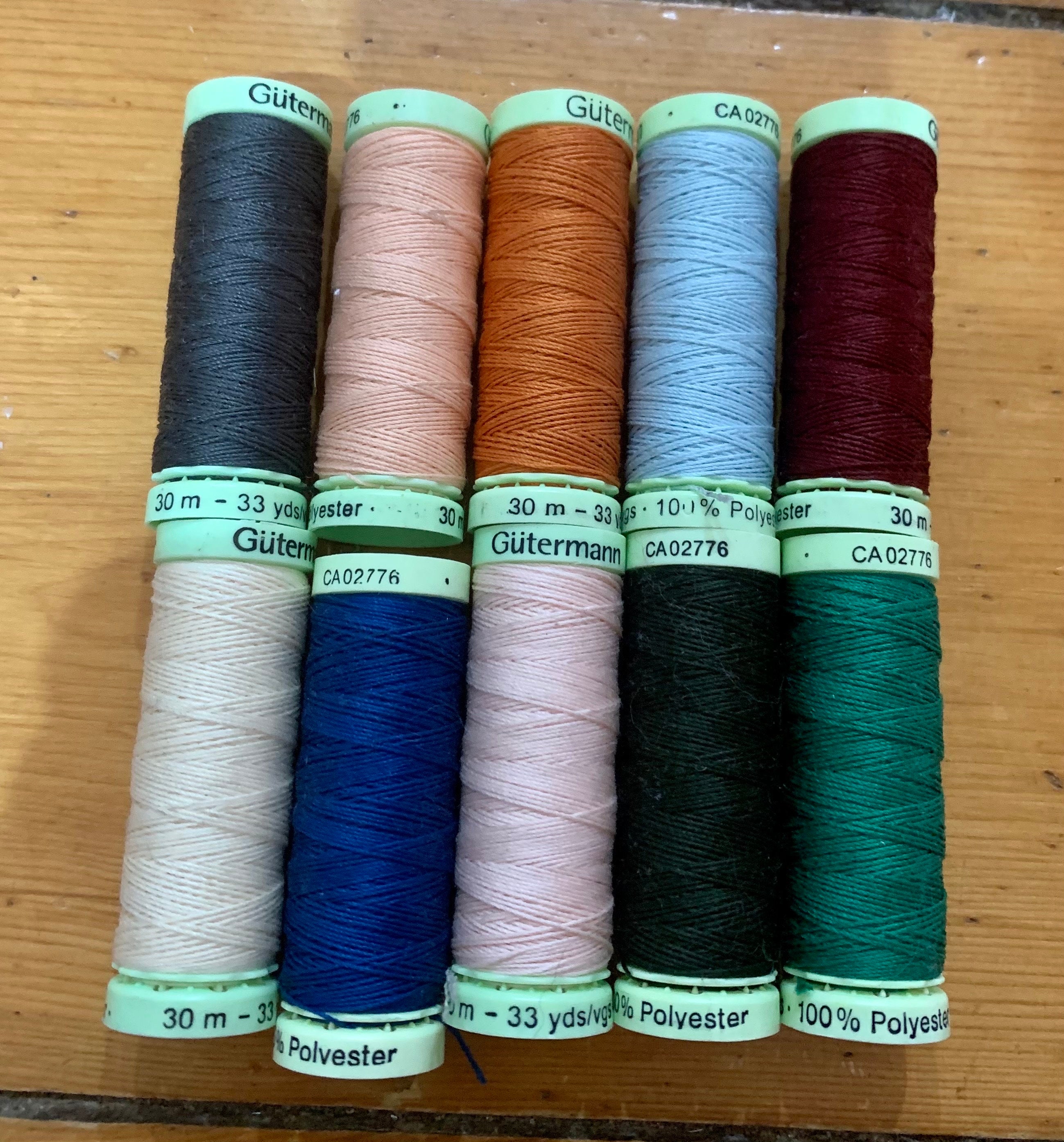 Sewing threads, Sewing threads Gutermann sew - all, Polyester threads 110  yards / 100m