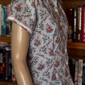 June 1940s Western Blouse Red - Made to Order main image 1