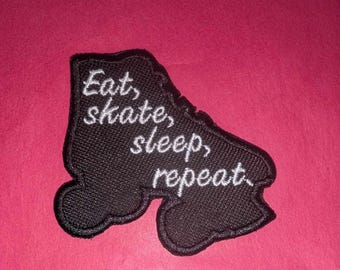 Pièce thermocollante Eat Skate Sleep Repeat