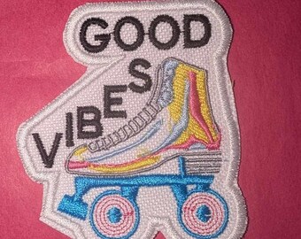 Patch thermocollant pour patins à roulettes Good Vibes