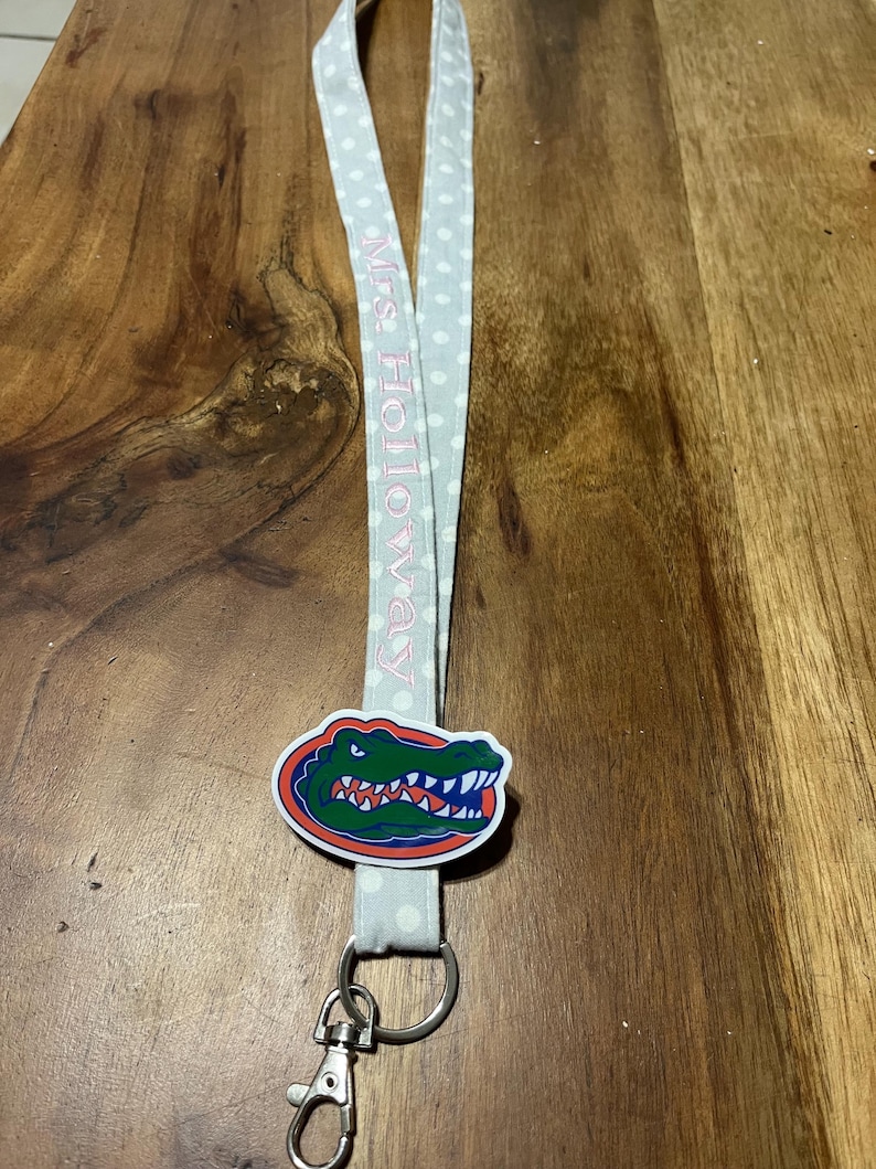 Sports Badge Reel, Miami Badge Reel, Hurricanes Badge, Heat Cardholder, Gators ID Holder, Interchangeable, Basketball, Football, Medical image 3