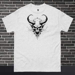 Evil Demon T Shirt, Demonic Shirt, Halloween Tee - Unisex classic tee