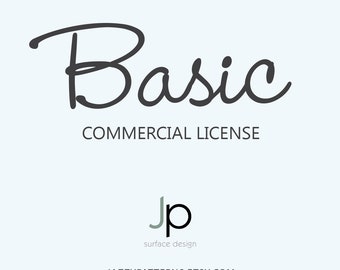 Basic Commercial License for business use  ( up to 500 end products) for a clip art, digital paper packs, party designs by Jazzy Patterns