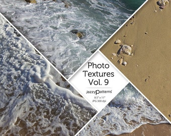 Beach Photo Textures Vol.9, instant download