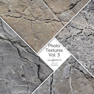 Photo Textures Stone Vol.3, digital backgrounds, instant download