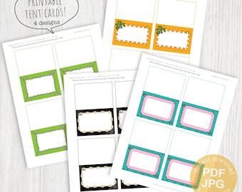 Tarjetas de Halloween imprimibles: Calabaza, Zombi y Puntos (descarga en PDF y JPG)