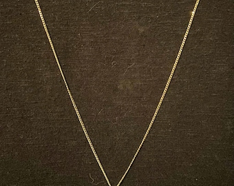 Vintage 12K Gold Filled Geometric Locket Necklace