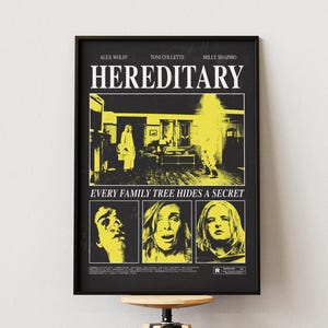 Hereditary Film Poster: Brutalist Movie Art Print (Digital Download)