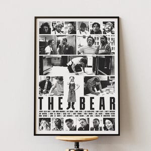 The Bear TV Show Poster - Brutalism Inspired Art | Modern TV Prints, High-Resolution Digital Download - A1-A6