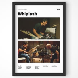 Whiplash Minimal Movie Poster - Film Poster - Home Decor - Film Fans - DIGITAL DOWNLOAD