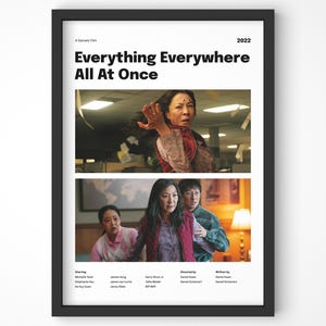Everything Everywhere All At Once Minimalist Movie Poster (Digital Download)