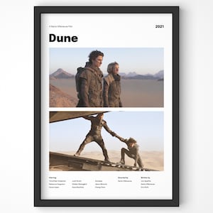 Dune Minimal Movie Poster - Film Poster - Home Decor - Film Fans - DIGITAL DOWNLOAD