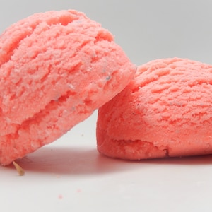 Bubble Bar Bath Truffle, Fresh Fruit Slices, Xlarge, over 4 oz, Bath Bomb, Ice Cream Scoop, Bubble Bath, Soaps, Large bubble scoop