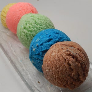 Bath Truffle, Bubble Bar, CHOOSE YOUR SCENT, Extra-large, over 4 ounces, Bath Bomb, Ice Cream Scoop, Bubble Bath, Soaps, Bath and Beauty
