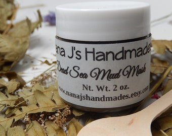 Dead Sea Mud Mask, 100% Pure, Facial Mud Mask, All Natural, Dead Sea Mineral Mud Mask, Face and Body Mud Mask, 2 ounces