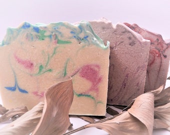 Cold Process Soap Sale - Buy 3 and Save!!  Artisan Soap, Goat Milk Soap,