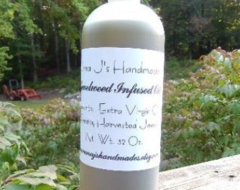 Organic Jewelweed Infused Oil, Poison Ivy Relief, 32 Oz