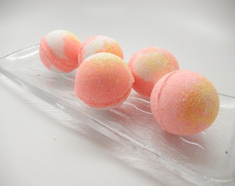 Handmade Bath Bombs: Epsom Salts, Skin Softening Oil, Choose Your Scent