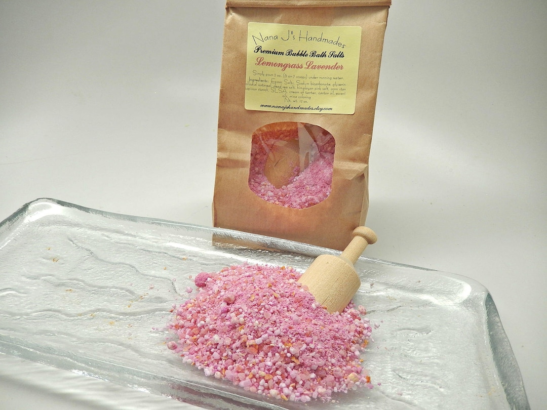 Bubble Bath Salts, CHOOSE YOUR SCENT Bath Salts, Bubble Bath, Bubble