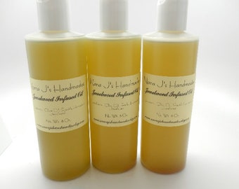 Organic Jewelweed Infused Oil: Handmade Herbal Remedy (8 Oz)