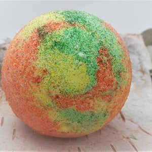 Citrus Splash Bath Bomb, over 4 ounces. Large Bath Bomb, Bubble Bath Bomb