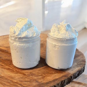 Whipped Body  Butter - Coconut - 4 ounce - Vegan friendly. Body butter with coconut oil, kokum butter and shea butter,