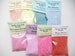 Bubble Bath Salts, Bubble Bar,Bath Salts,Bath Bomb,Fairy Dust,Fizzing or Bubble Bath Sampler MIX N' MATCH 6 packs for 9.75, 12 ounces total 