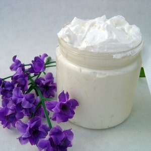 Whipped Body Butter Coconut 4 ounce Vegan friendly.Body butter with coconut oil, cocoa butter and shea butter, image 1