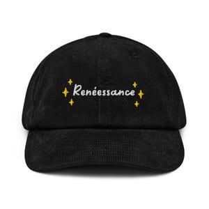 Renéessance Arsenal Women Embroidered Corduroy Cap