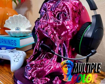 Zombie Headphone Stand: Horror Desk Decor with Hidden Compartment