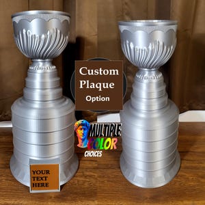 LARGE Hockey Trophy - HUGE Customizable Stanley Cup Replica - Great Gift for Hockey Enthusiasts - Nhl Stanley Cup for Game Rooms