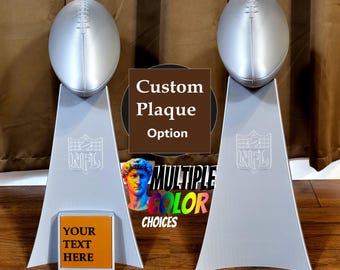 GROTE Vince Lombardi-trofeereplica: aanpasbare Fantasy Football Award