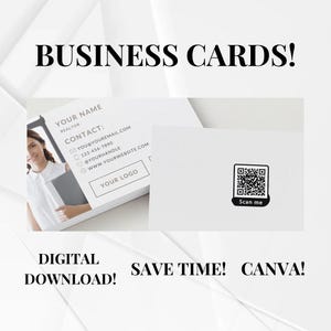 Sjabloon onroerend goed visitekaartje, onroerendgoedmarketing, branding makelaar, modern visitekaartje, makelaarskaart, visitekaartjes, QR-code