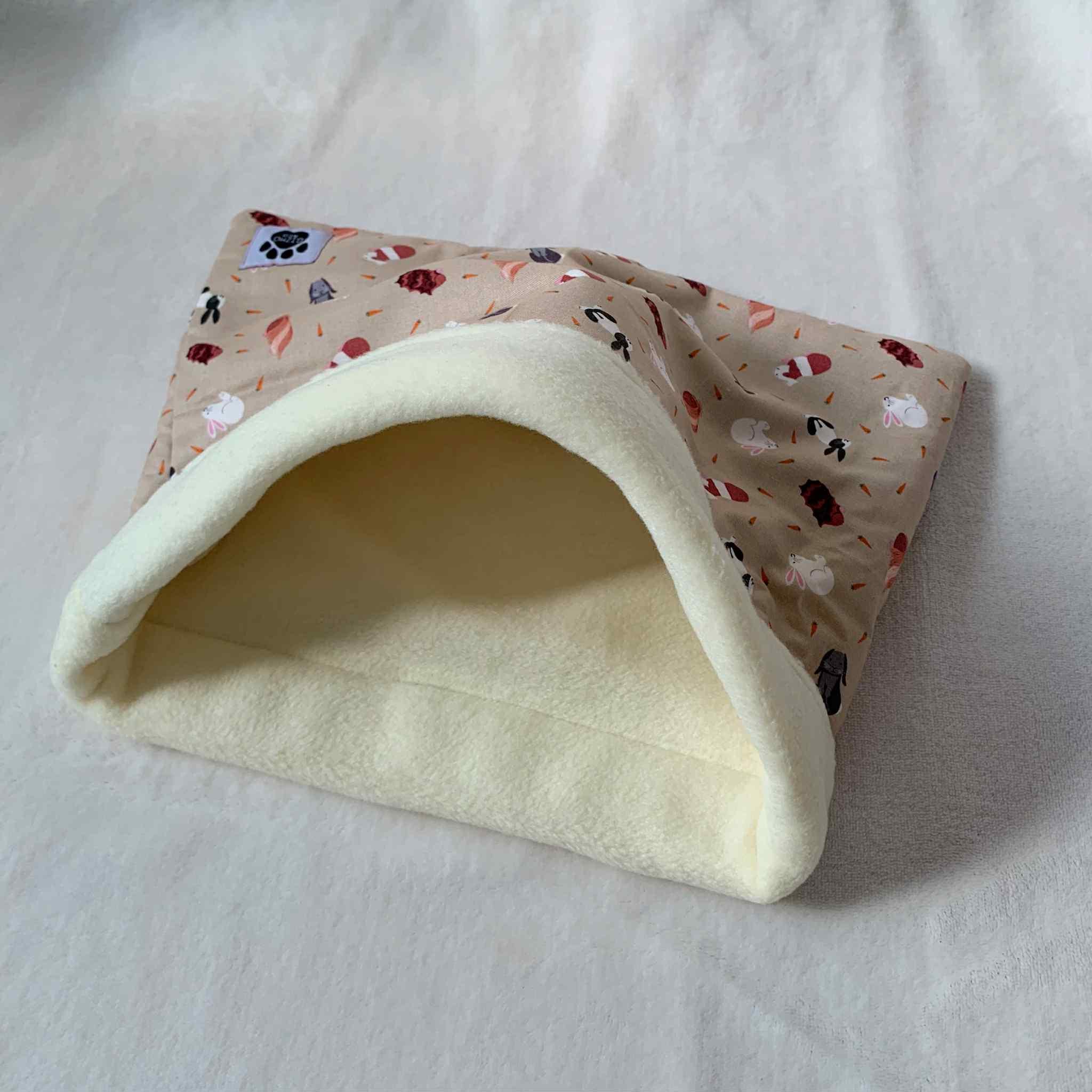 5x Regenbogen-Meerschweinchen-Matten - Weiche Fleece-Unterlagen Für Kleintiere, 25x25 Cm