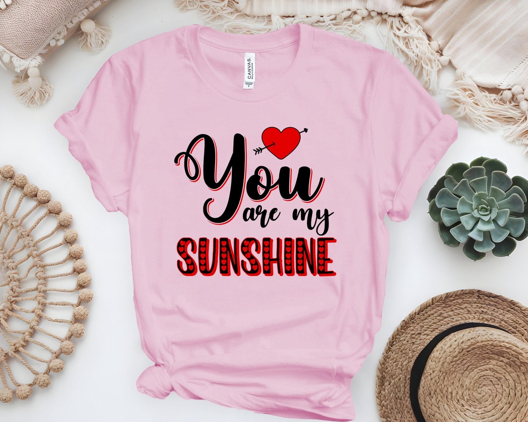 Women's 'You Are My Sunshine' T-Shirt - Inspirational Graphic Tee, Short Sleeve, Casual Fit - View #5
