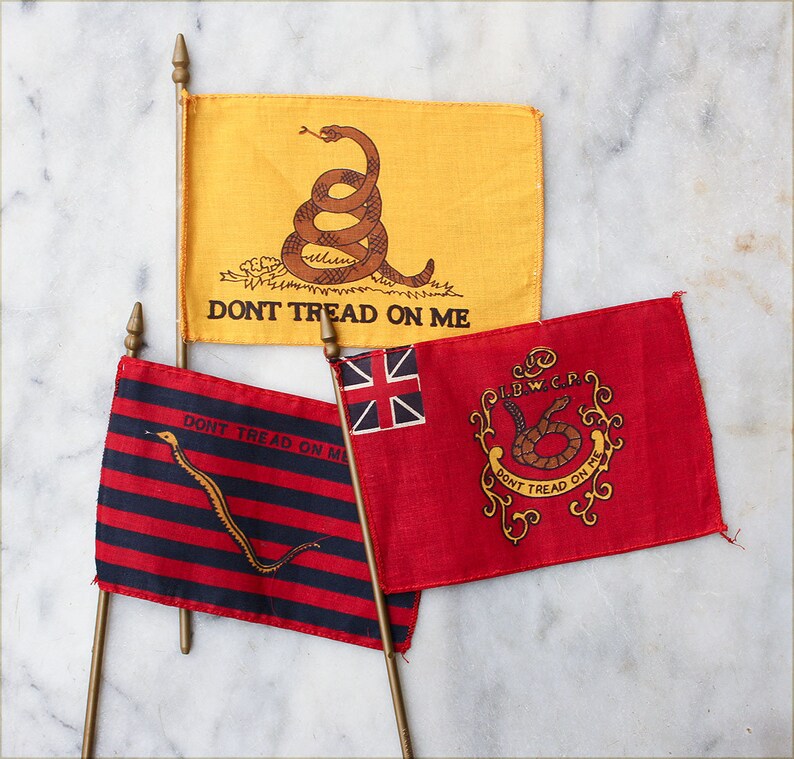 One Vintage Miniature Desk Flag Flags Of America Your Etsy