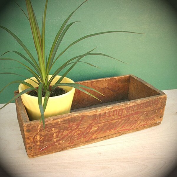 Vintage Wooden Storage Box