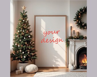 New Year PNG Photo Frame, Klipart Design (Digital Download)