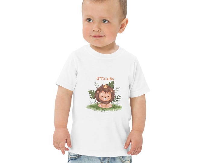 Kids T-Shirt – Little King | Cute Lion Design/Your order means the world and helps support my creative journey. Thank you!