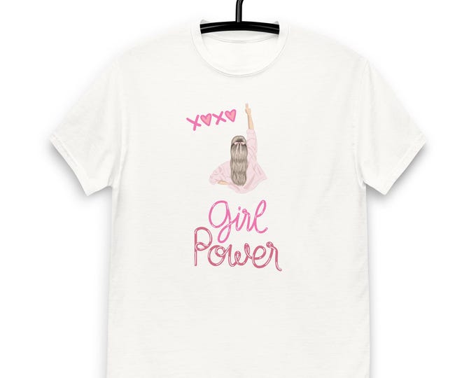 Unisex classic teeGirl Power Baby Girl Shirt – Feminist Toddler Tee – Empowerment T-Shirt for Girls – Cute Baby Clothes – XOXO Design