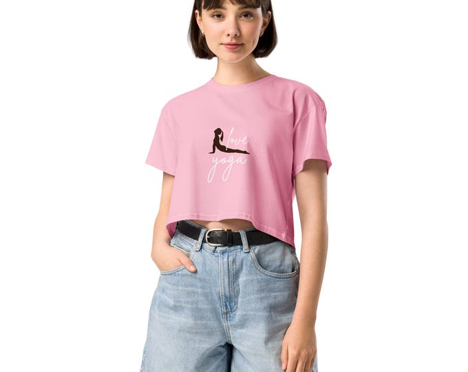 Women’s crop top Love Yoga