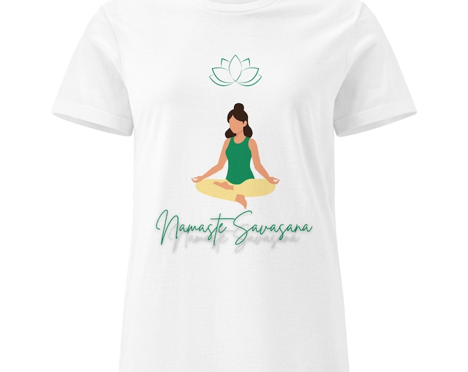 Women’s basic softstyle t-shirt "Namaste Savasana"
